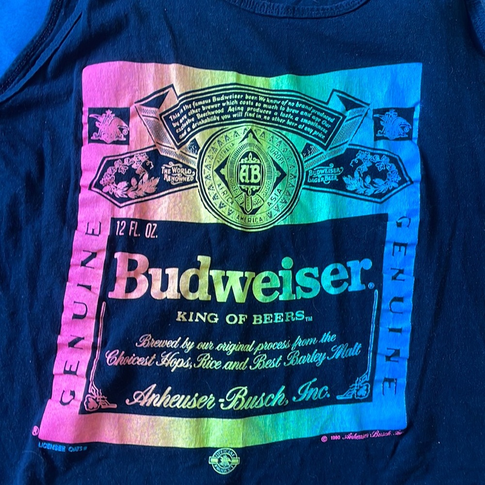 COPY - Vintage 90’s Budweiser Tank